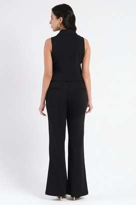 Solid-Polyester-Relaxed-Fit-Women-s-Co-Ord-Set