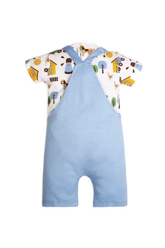 Printed-Cotton-Regular-Fit-Infant-Boys-Dungarees