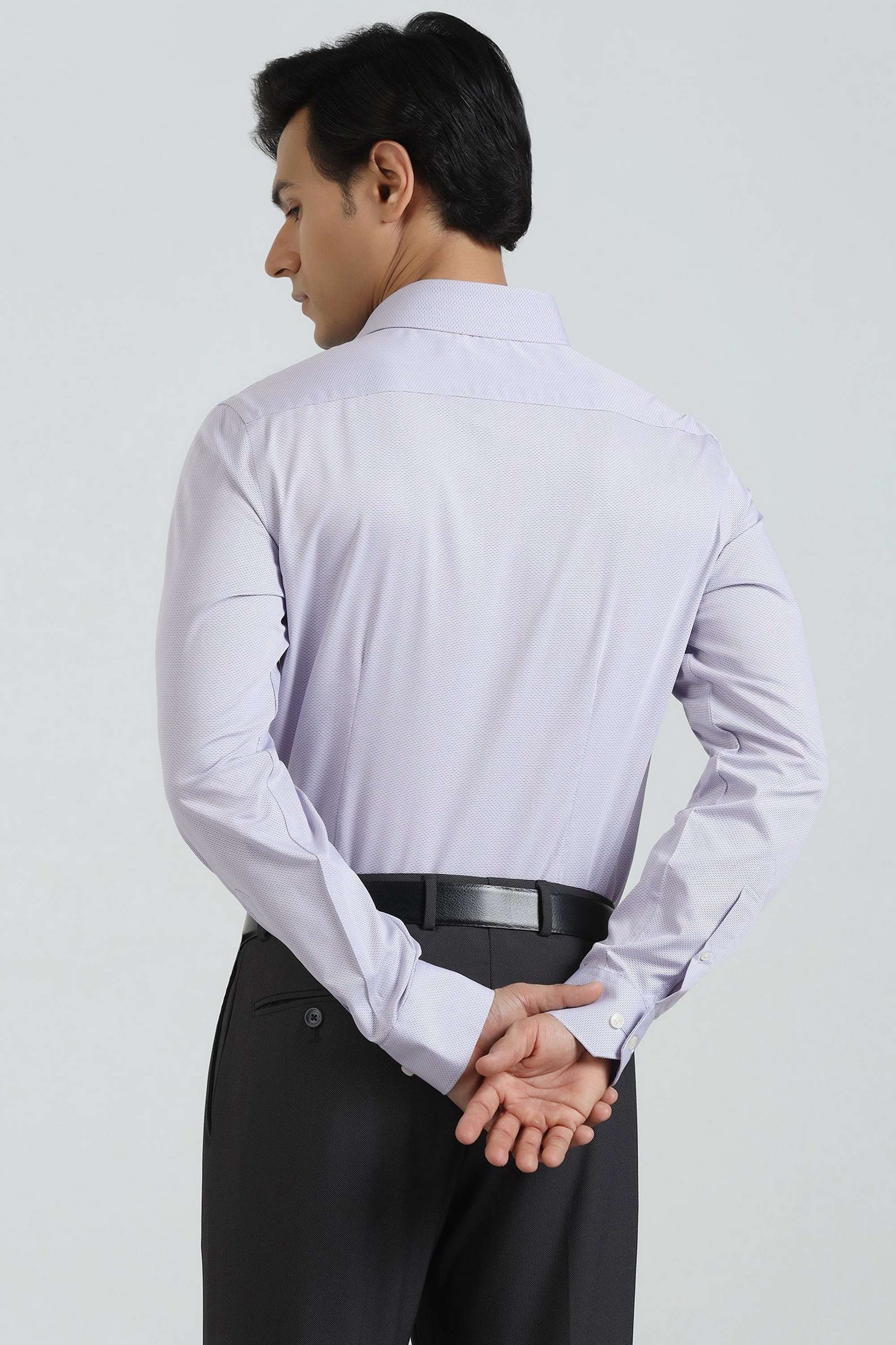 Dobby-Cotton-Blend-Slim-Fit-Men-s-Shirt