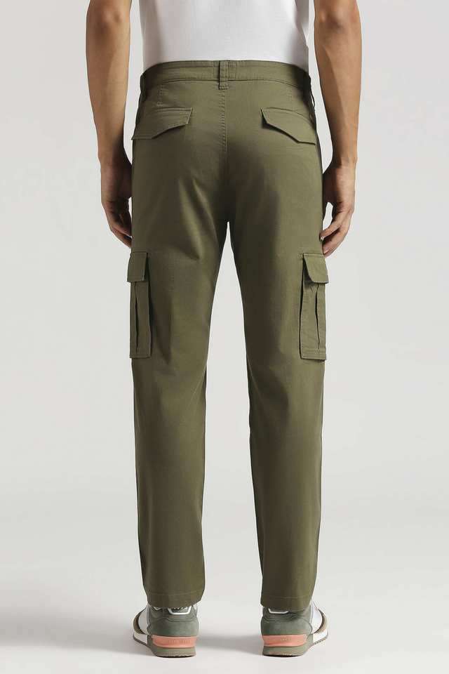 Solid-Cotton-Stretch-Regular-Fit-Men-s-Casual-Wear-Trousers