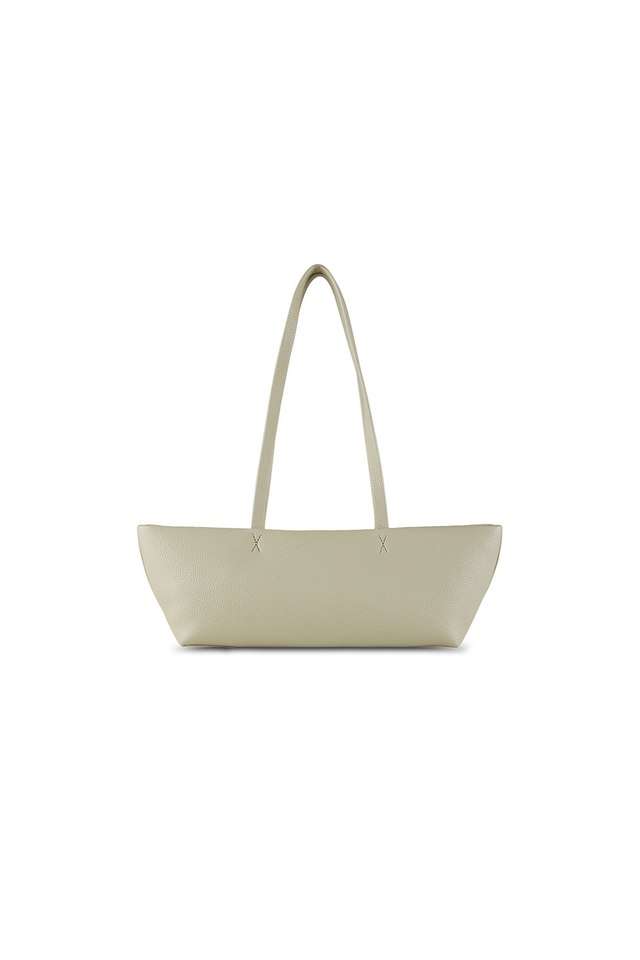 Textured-PU-Zipper-Closure-Women-s-Baguette-Bag
