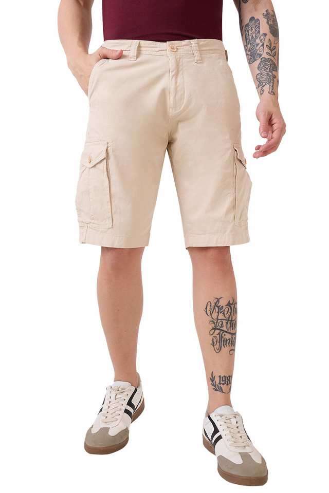 Solid-Cotton-Regular-Fit-Men-s-Shorts