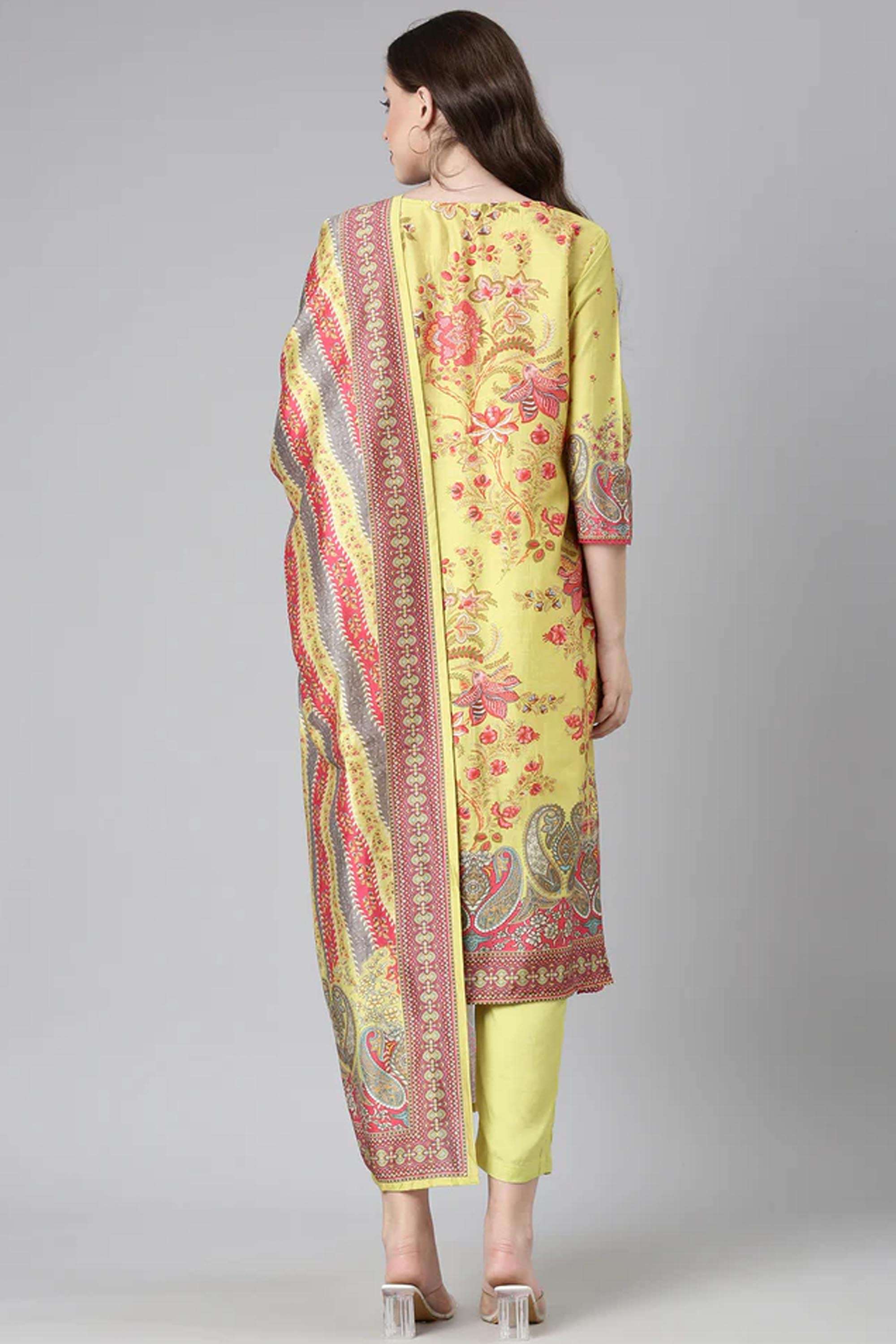 Printed-Modal-Round-Neck-Women-s-Casual-Wear-Kurta-Set