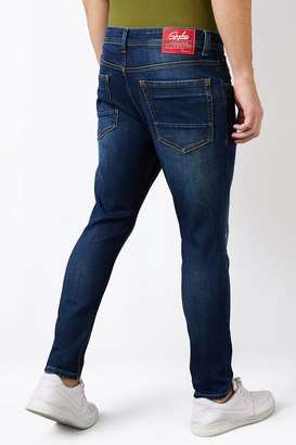 Light-Wash-Blended-Fabric-Slim-Fit-Men-s-Jeans