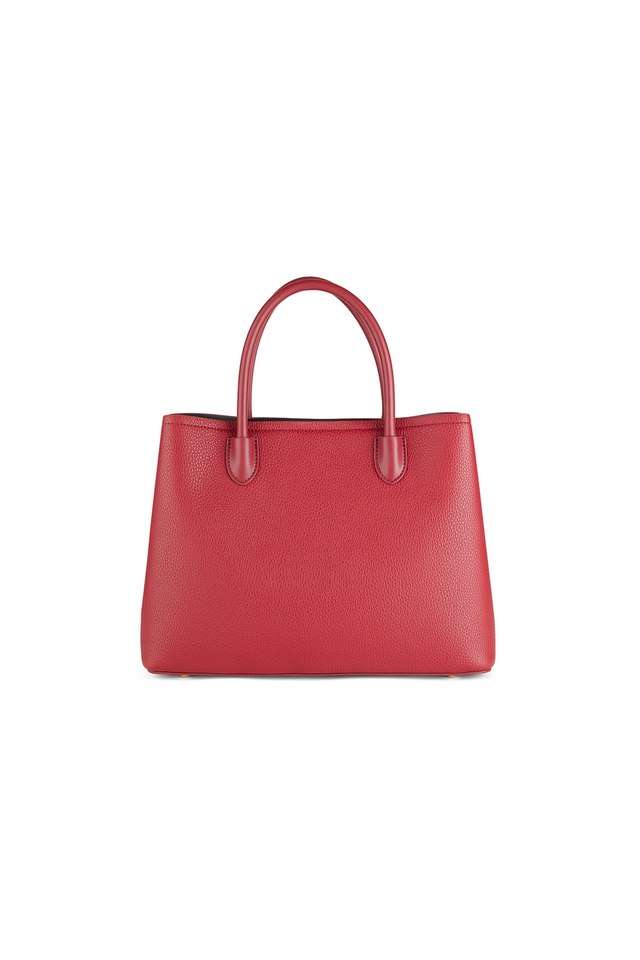 Textured-PU-Zipper-Closure-Women-s-Satchel-Bag
