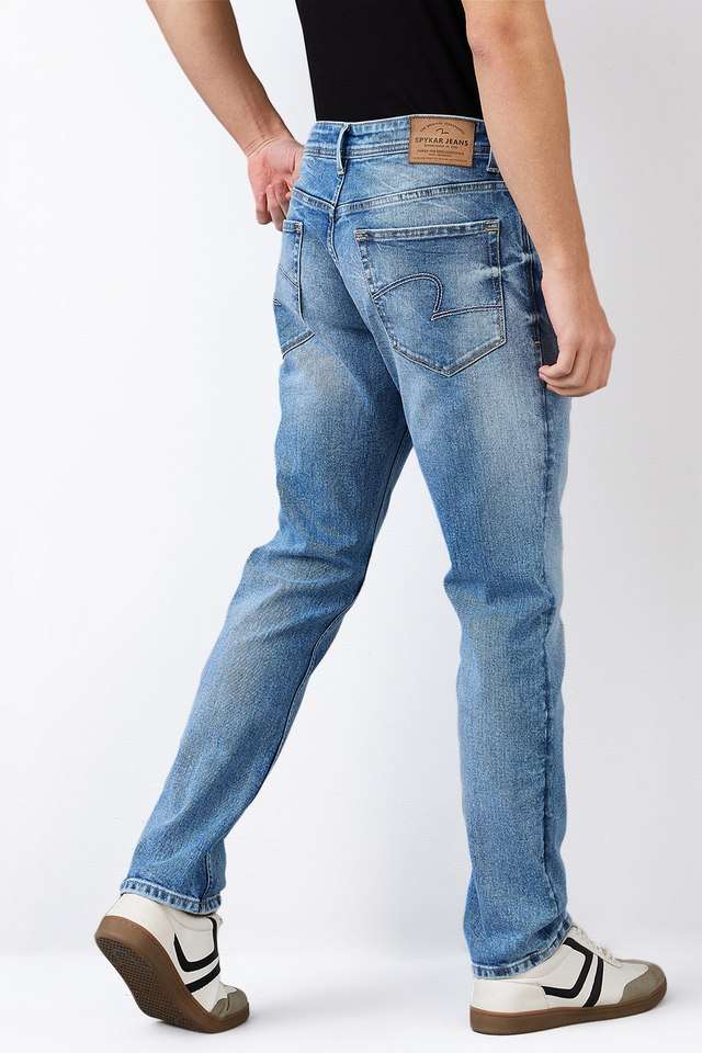 Light-Wash-Cotton-Regular-Fit-Men-s-Jeans