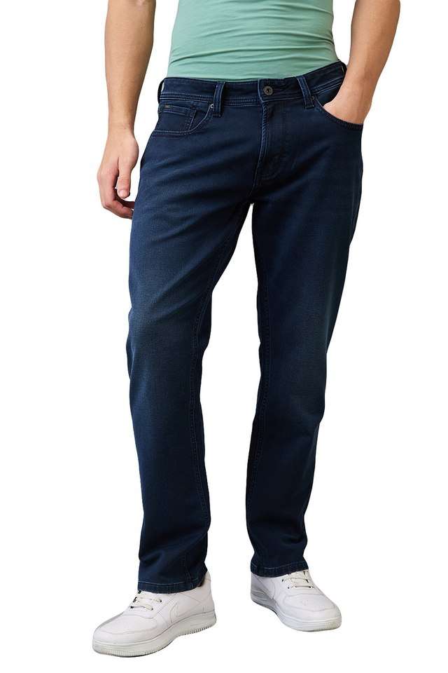 Light-Wash-Cotton-Regular-Fit-Men-s-Jeans