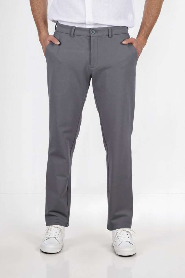Solid-Cotton-Slim-Fit-Men-s-Casual-Wear-Trousers