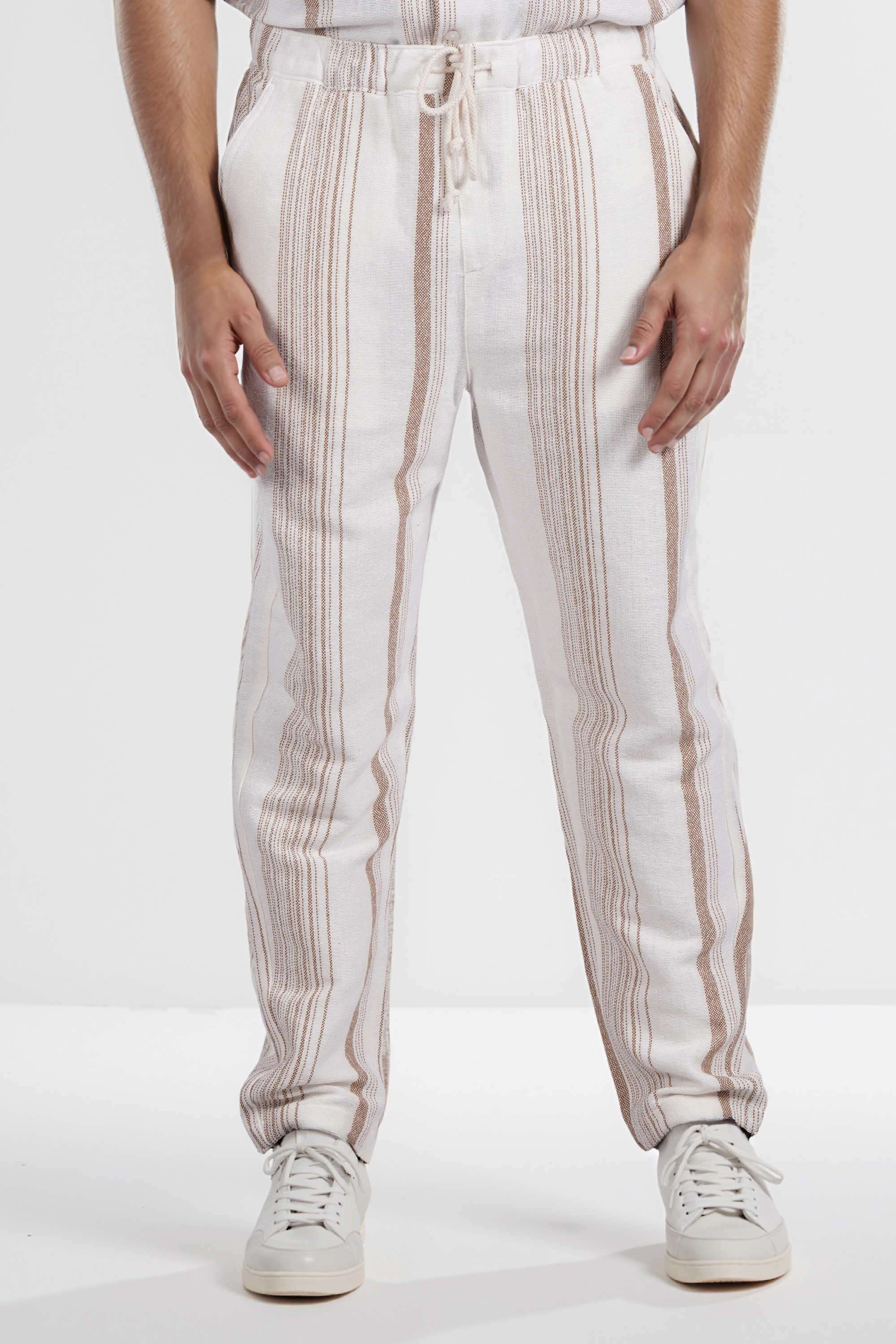 Stripes-Cotton-Straight-Fit-Men-s-Casual-Wear-Trousers