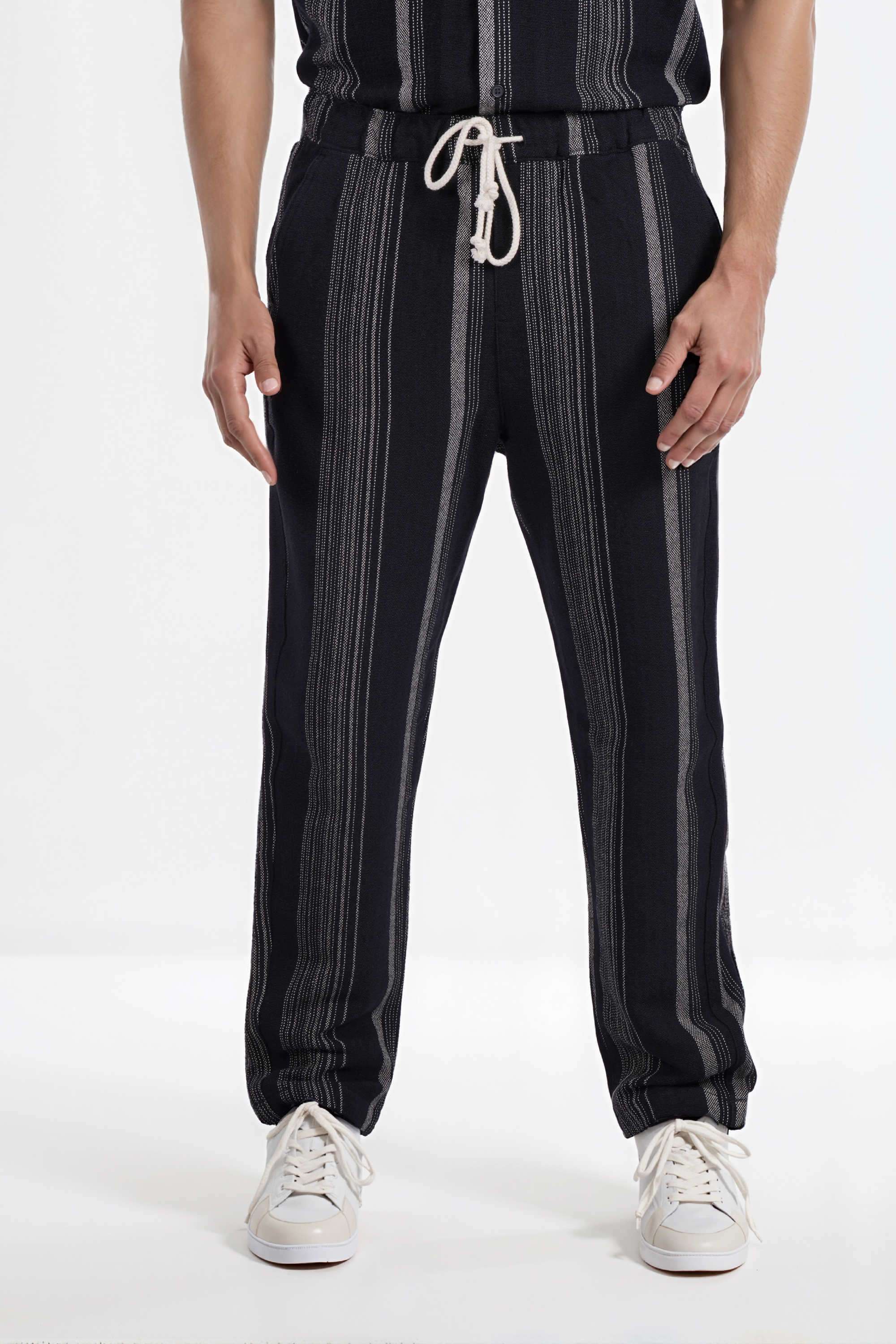 Stripes-Cotton-Straight-Fit-Men-s-Casual-Wear-Trousers
