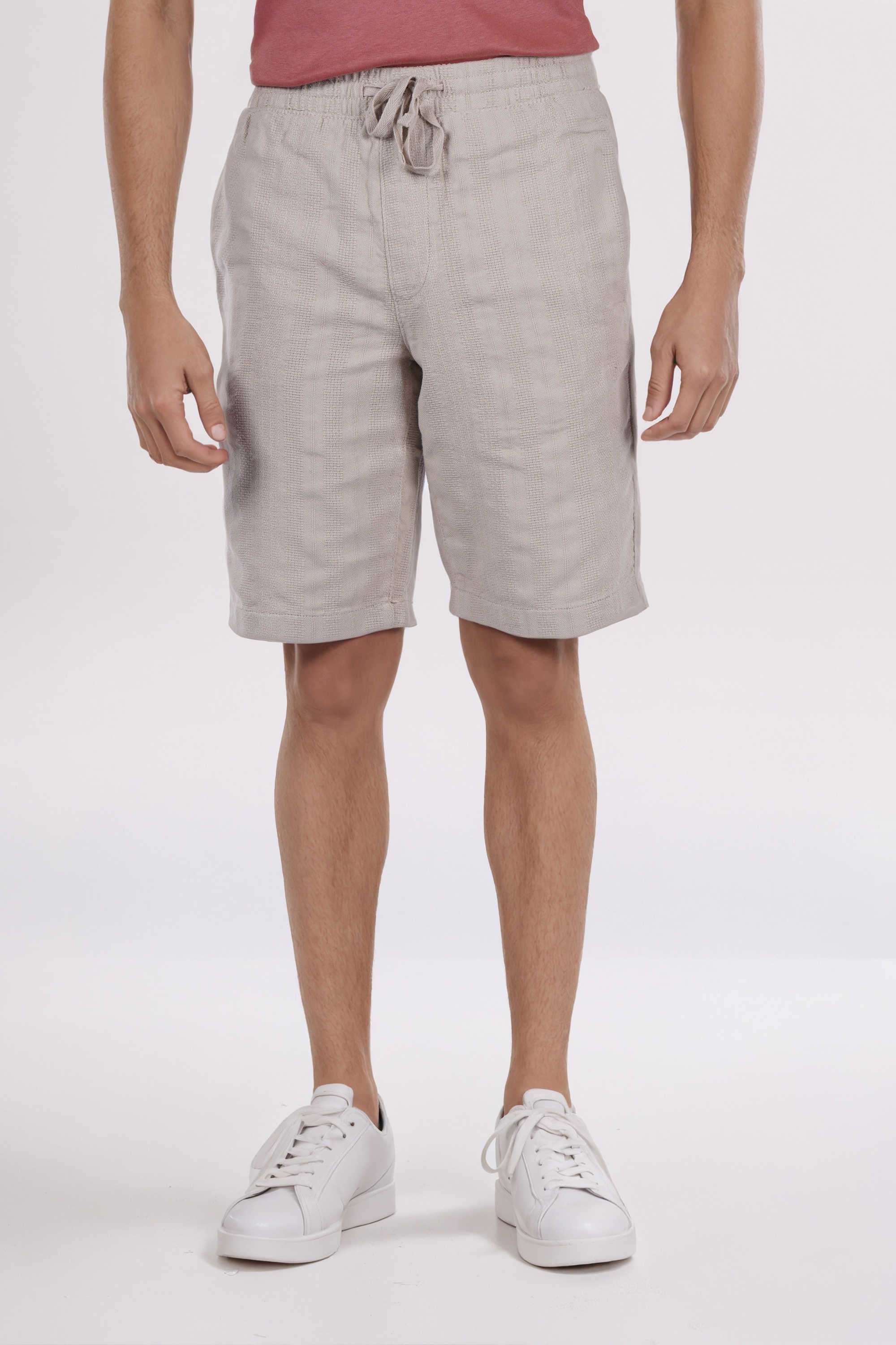 Solid-Cotton-Straight-Fit-Men-s-Shorts