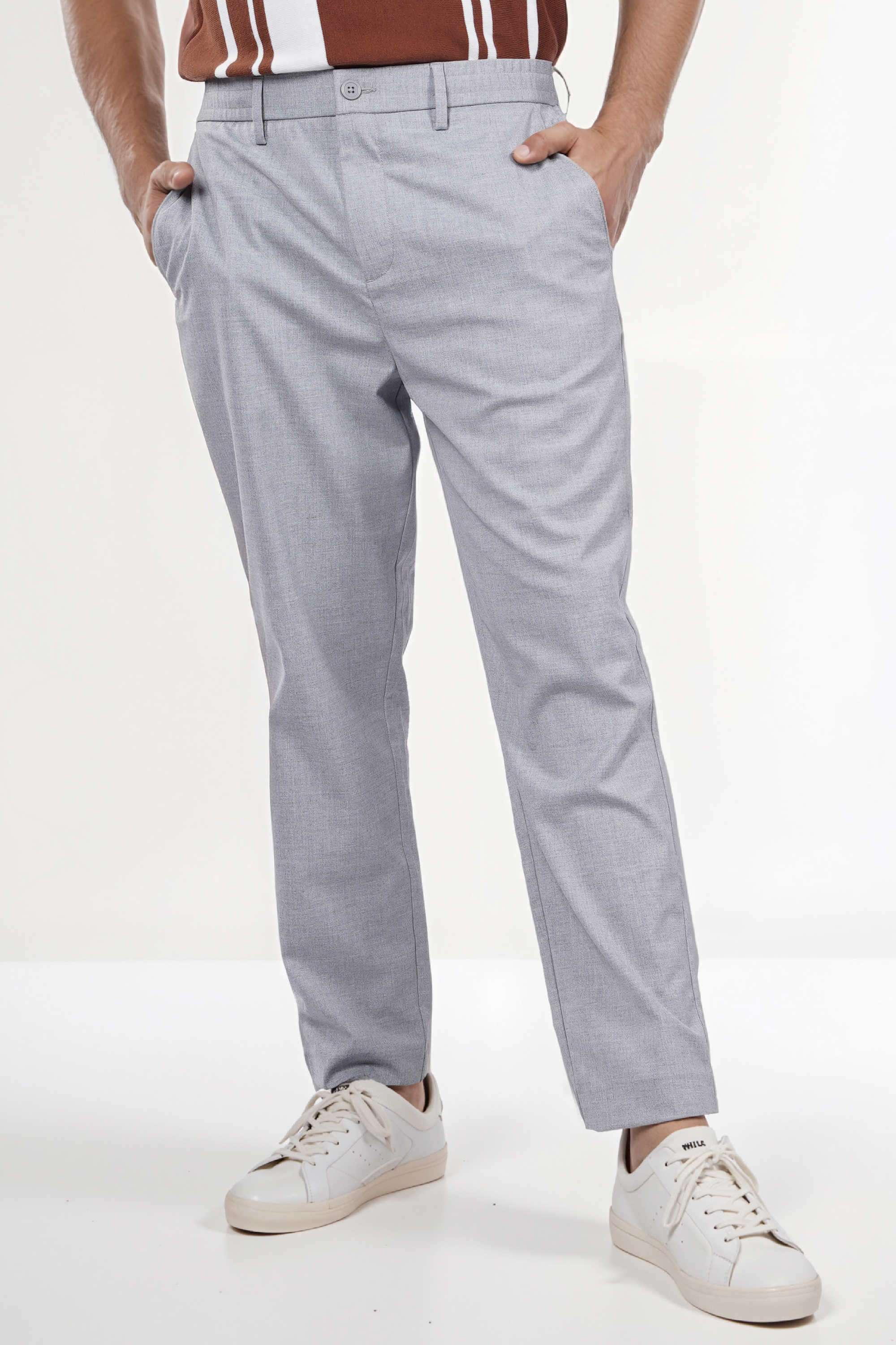 Solid-Polyester-Regular-Fit-Men-s-Casual-Wear-Trousers