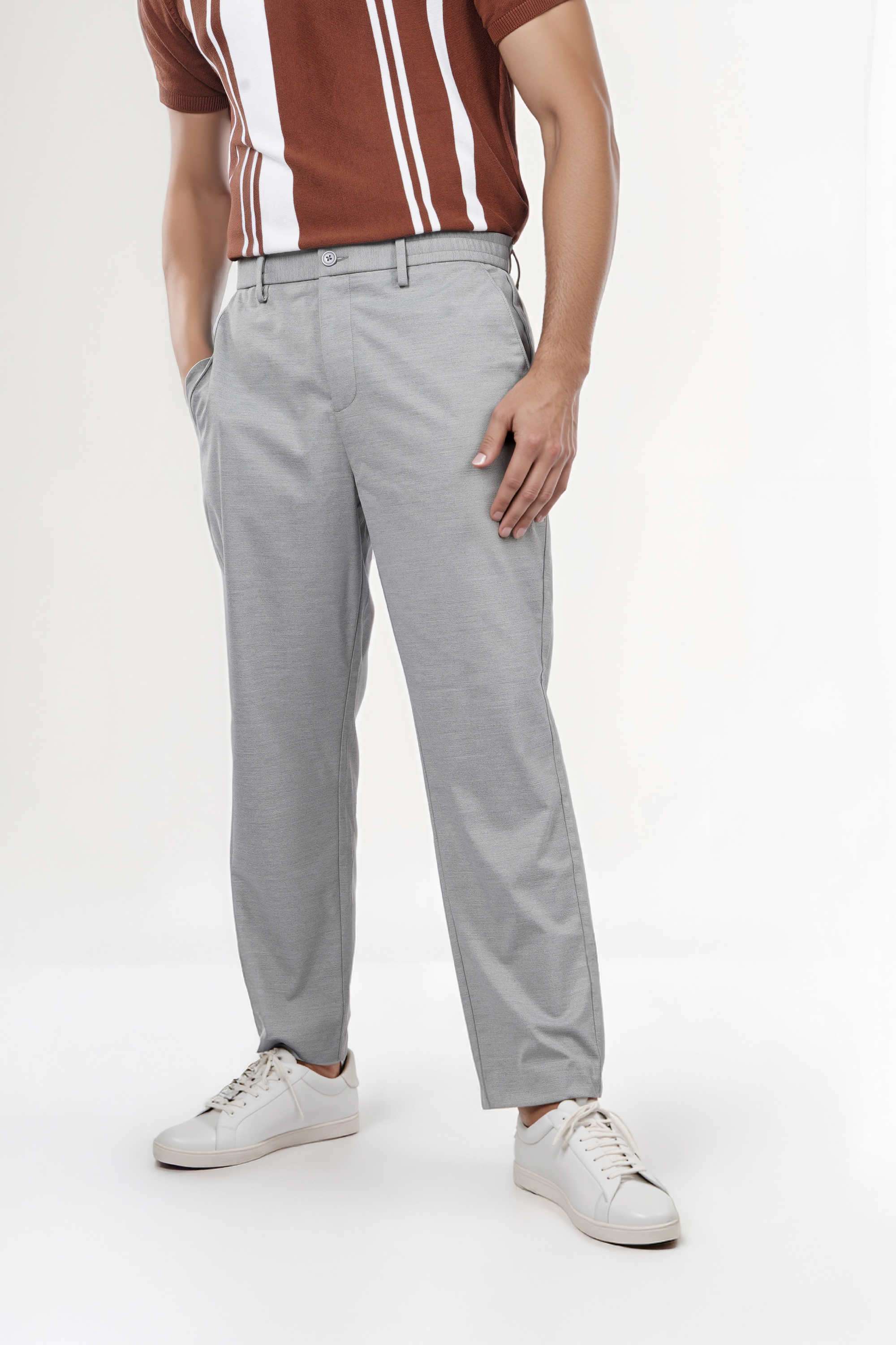 Solid-Polyester-Regular-Fit-Men-s-Casual-Wear-Trousers