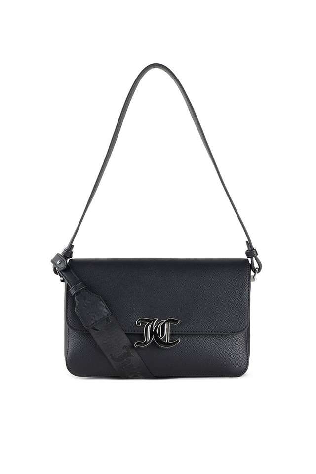 Textured-PU-Flap-Closure-Women-s-Shoulder-Bag