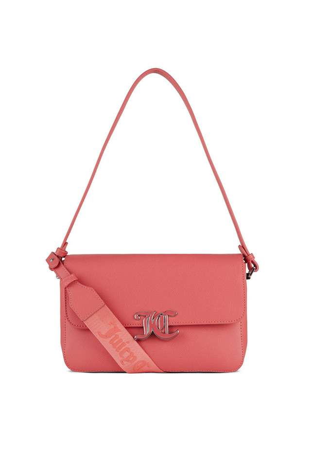 Textured-PU-Flap-Closure-Women-s-Shoulder-Bag