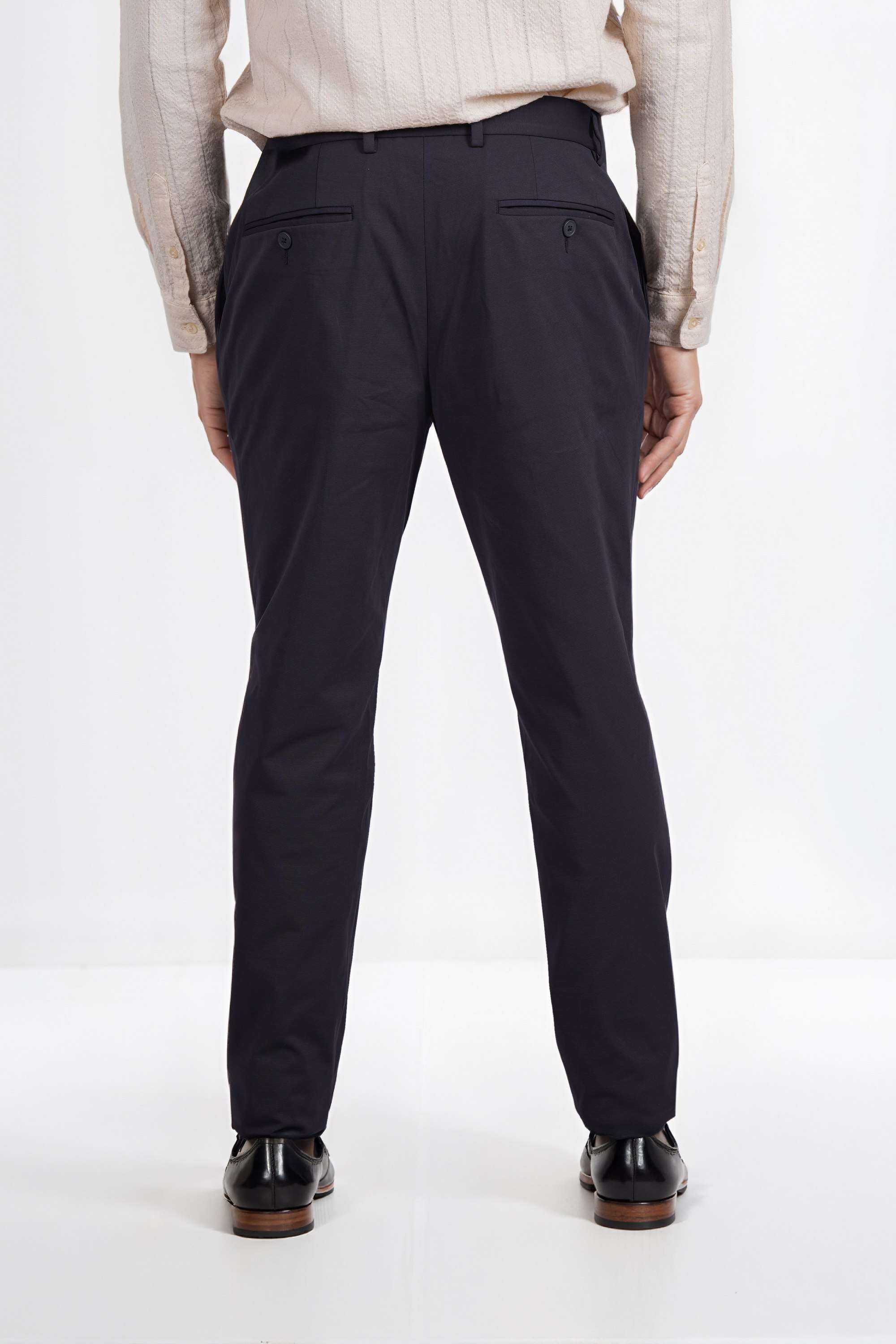 Solid-Polyester-Regular-Fit-Men-s-Casual-Wear-Trousers
