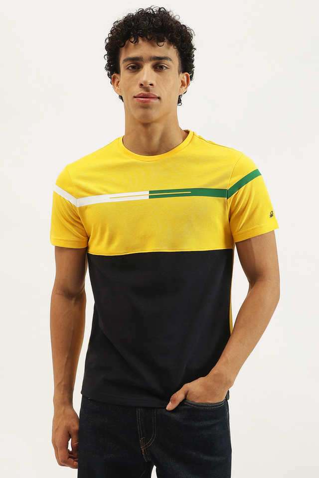 Solid-Cotton-Round-Neck-Men-s-T-Shirt