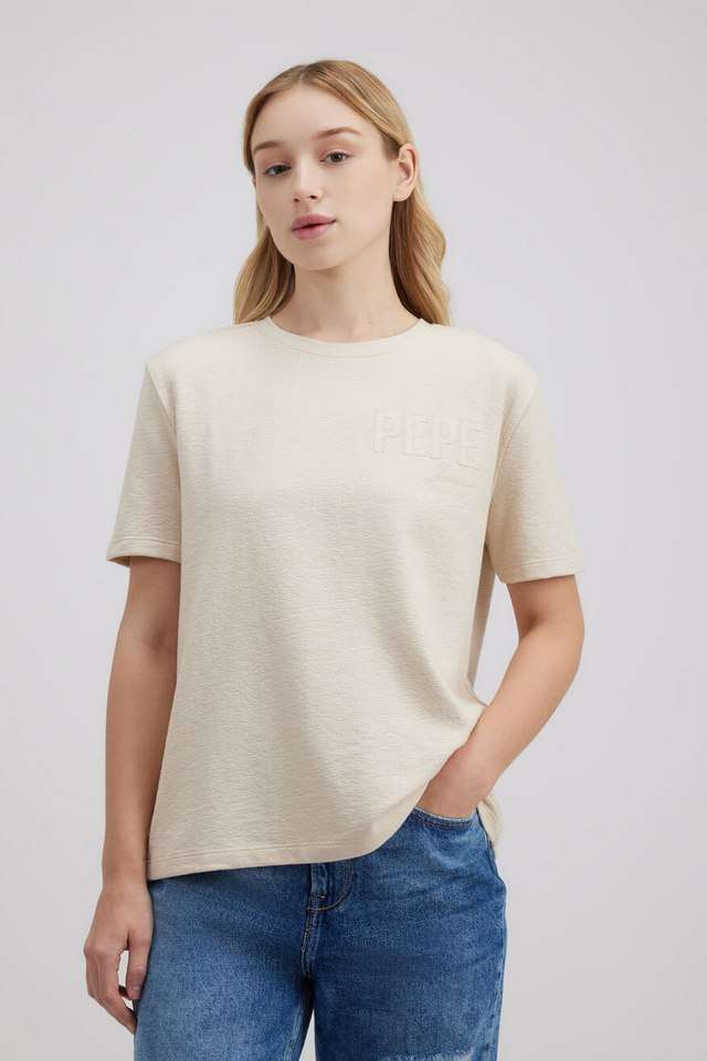 Embellished-Cotton-Round-Neck-Women-s-T-Shirt