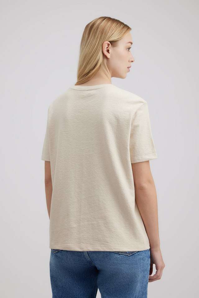 Embellished-Cotton-Round-Neck-Women-s-T-Shirt