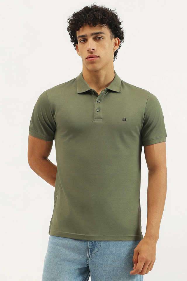 Solid-Cotton-Polo-Men-s-T-Shirt