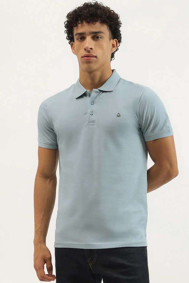 Solid-Cotton-Polo-Men-s-T-Shirt