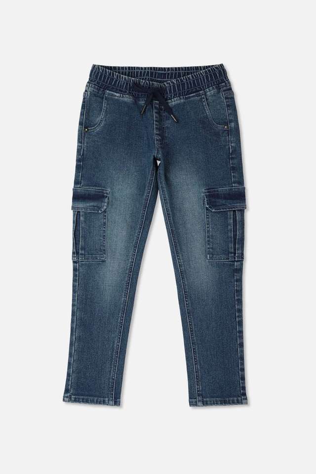 Solid-Blended-Fabric-Regular-Fit-Boys-Jeans