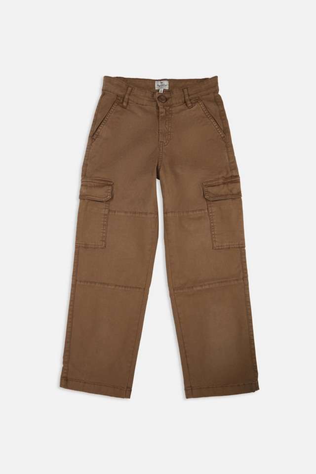 Solid-Cotton-Regular-Fit-Boys-Cargo
