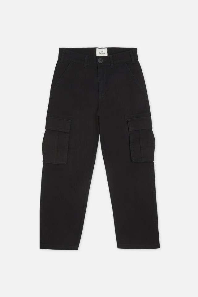 Solid-Cotton-Regular-Fit-Boys-Cargo-Pant