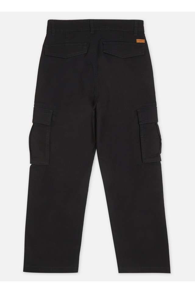 Solid-Cotton-Regular-Fit-Boys-Cargo-Pant