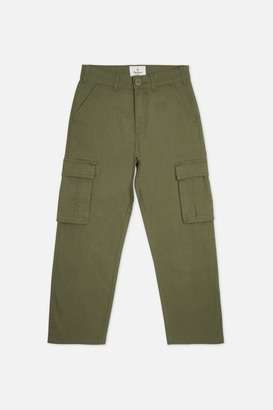 Solid-Cotton-Regular-Fit-Boys-Cargo-Pant