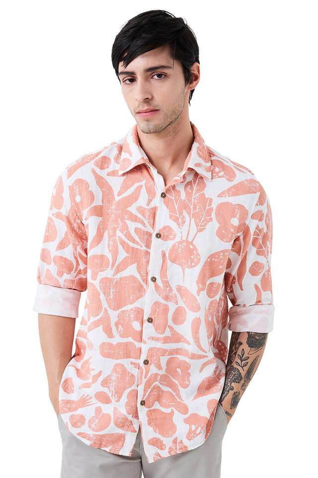 Printed-Cotton-Slim-Fit-Men-s-Casual-Wear-Shirt