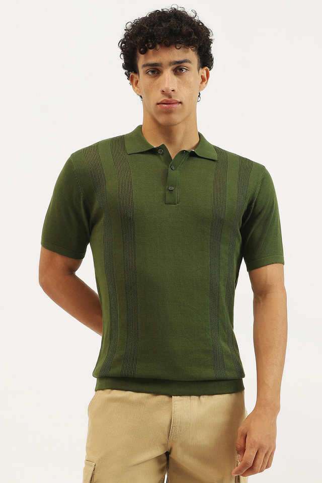 Solid-Cotton-Polo-Men-s-T-Shirt