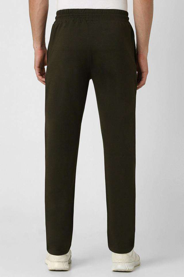 Solid-Polyester-Relaxed-Fit-Men-s-Track-Pants