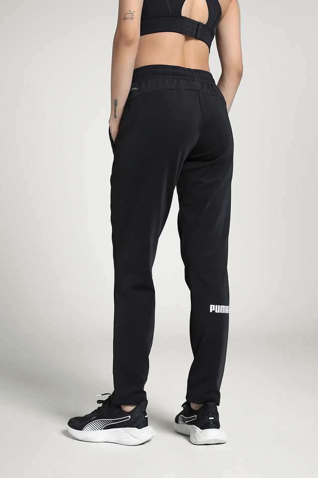 Solid-Polyester-Slim-Fit-Women-s-Track-Pants