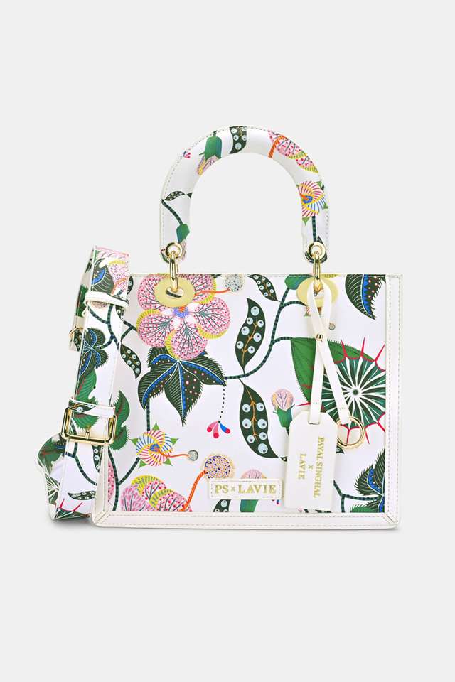 Printed-Polyester-Zipper-Closure-Women-s-Shoulder-Bag