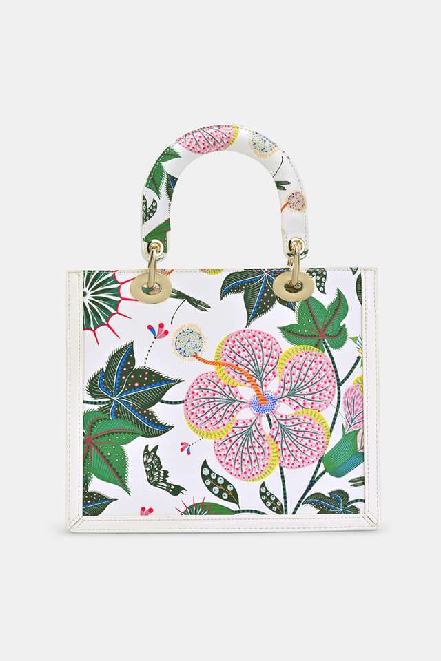 Printed-Polyester-Zipper-Closure-Women-s-Shoulder-Bag