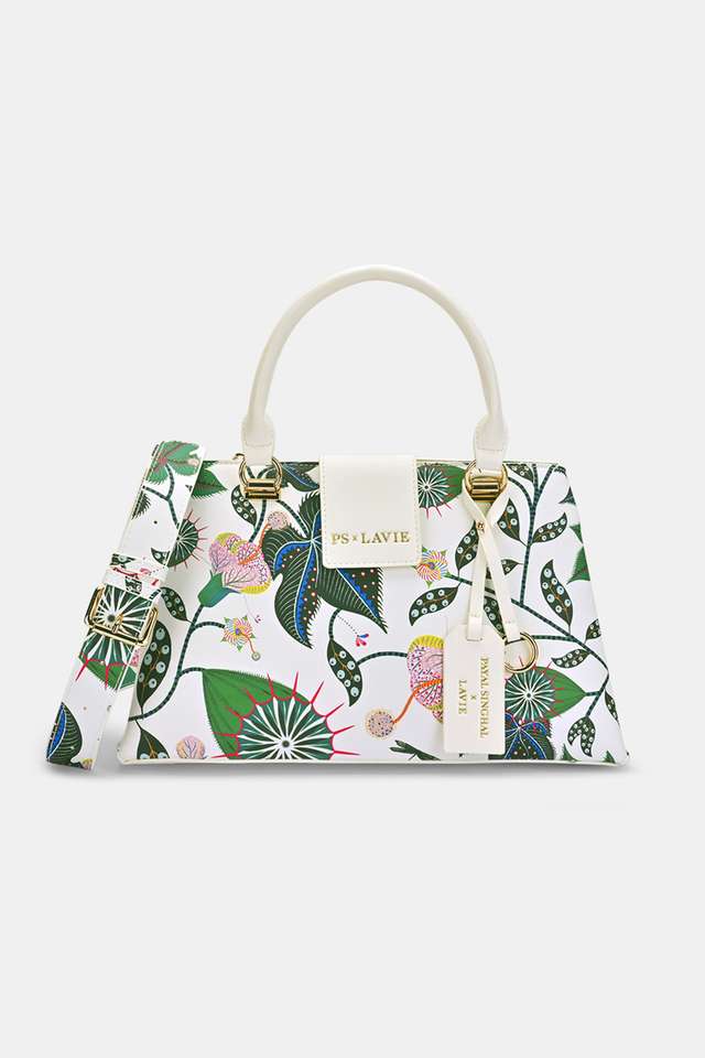 Printed-Polyester-Zipper-Closure-Women-s-Shoulder-Bag