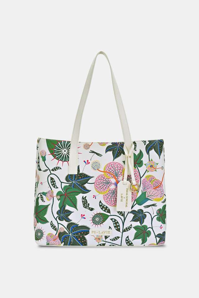 Printed-Polyester-Zipper-Closure-Women-s-Shoulder-Bag