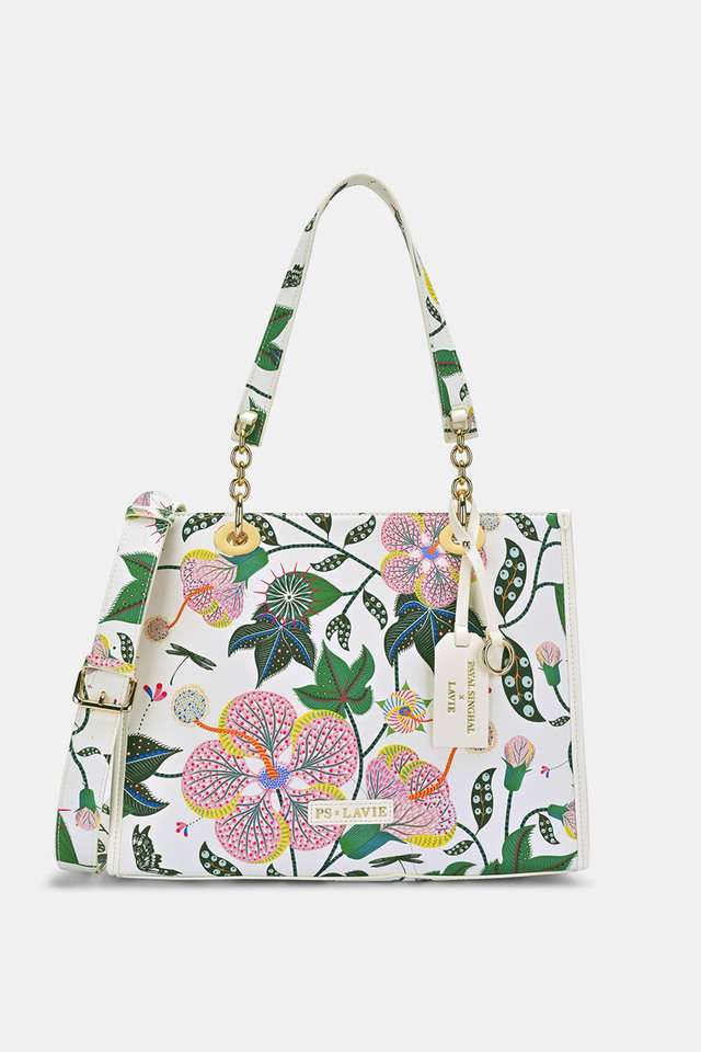 Printed-Polyester-Zipper-Closure-Women-s-Shoulder-Bag