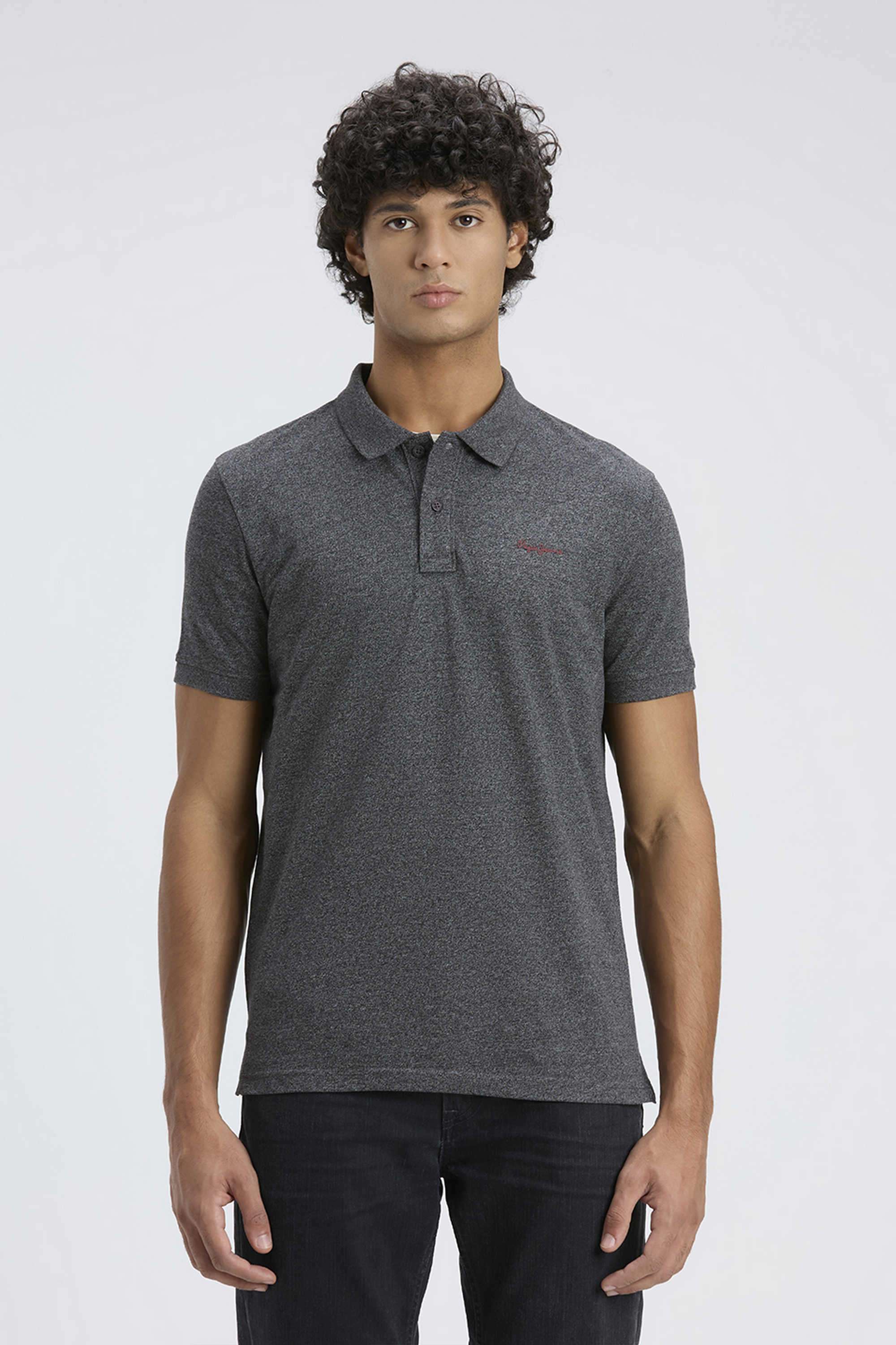 Graphic-Print-Cotton-Blend-Polo-Men-s-T-Shirt