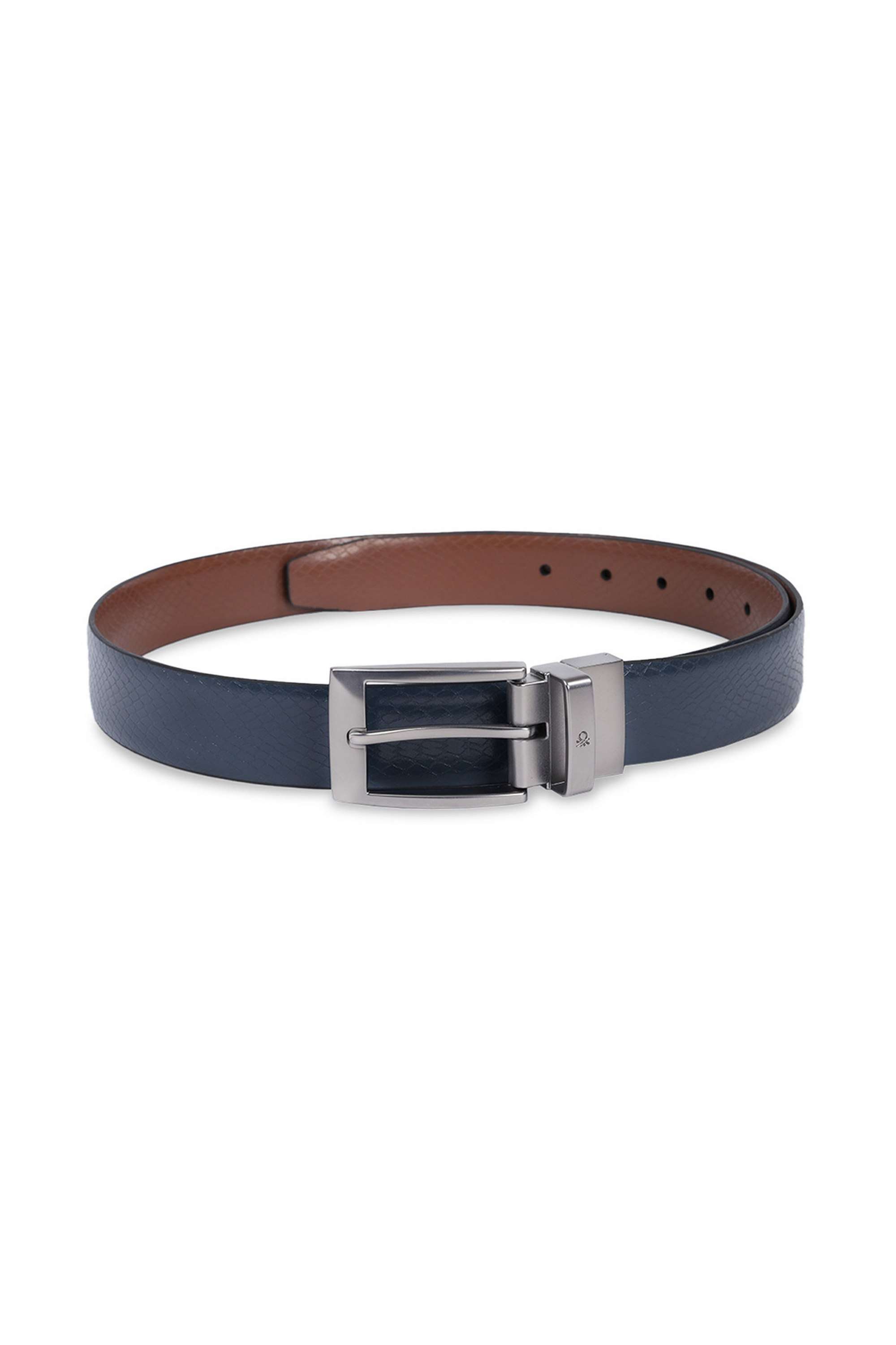 Textured-Leather-Casual-Mens-Reversible-Belt