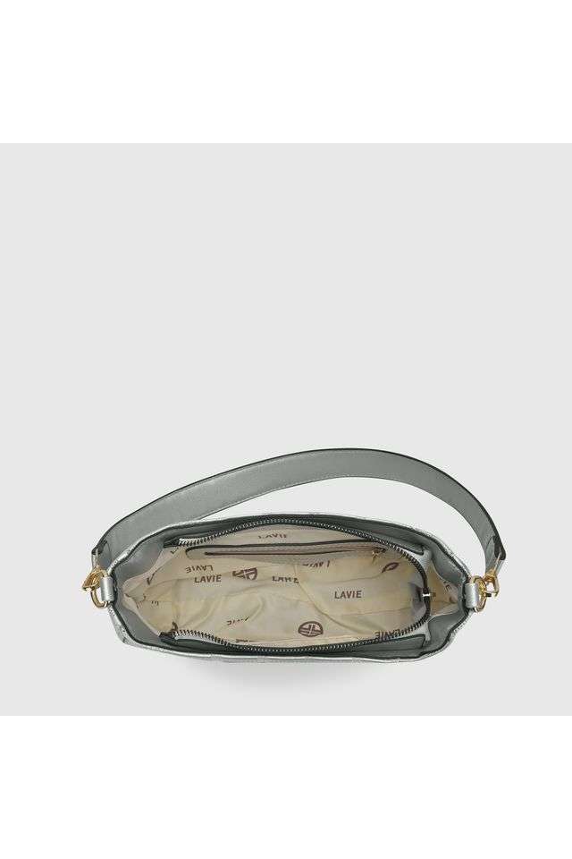 Buy Lavie Silver Grey Lx Modoc Synthetic Zipper Closure WoMen's