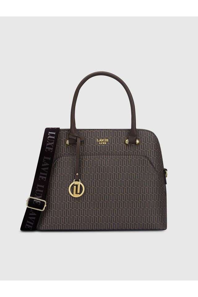 Buy Lavie Chocolate Lx Mono Valle25 Synthetic Zipper Closure