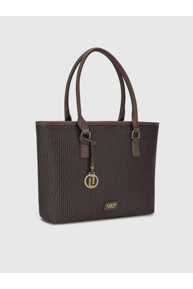 Buy Lavie Chocolate Lx Mono Sherry25 Synthetic Zipper Closure