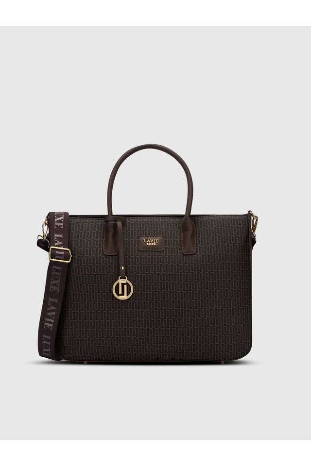 Lx-Mono-Raily25-Synthetic-Zipper-Closure-Women-s-Laptop-Bag