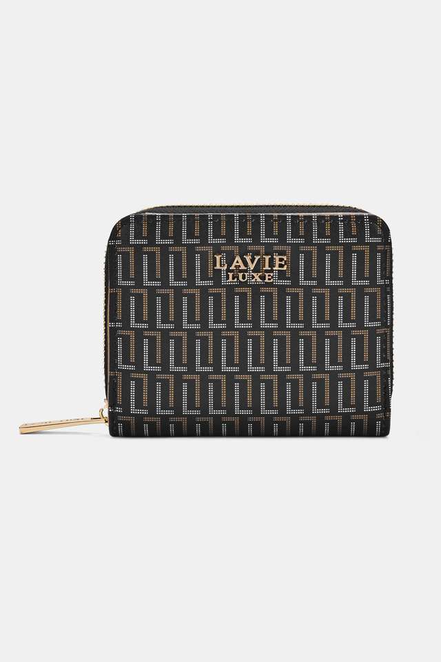 Mono-Flap-Printed-Polyester-Top-Open-Women-s-Wallet