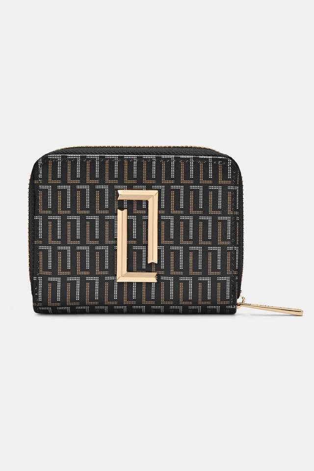 Mono-Flap-Printed-Polyester-Top-Open-Women-s-Wallet