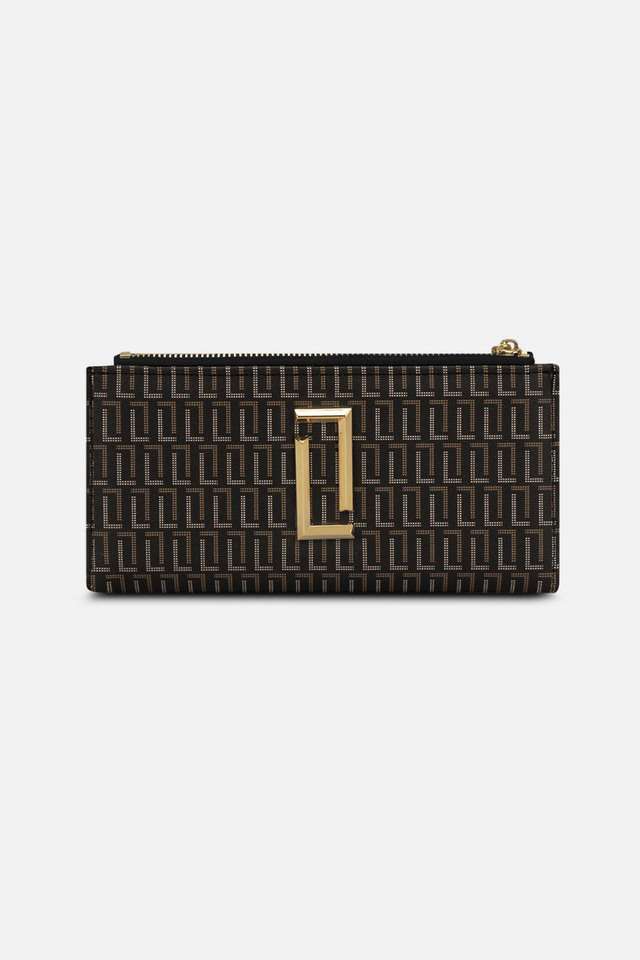 Printed-Synthetic-Zipper-Closure-Women-s-Formal-Wallet