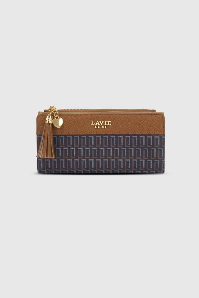 Printed-Synthetic-Zipper-Closure-Women-s-Formal-Wallet