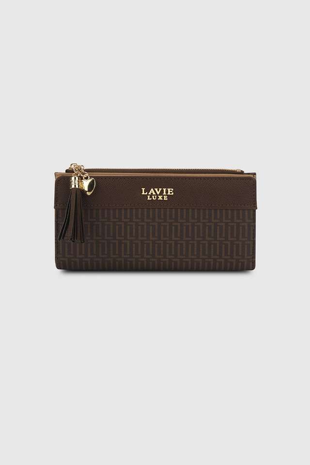 Printed-Synthetic-Zipper-Closure-Women-s-Formal-Wallet